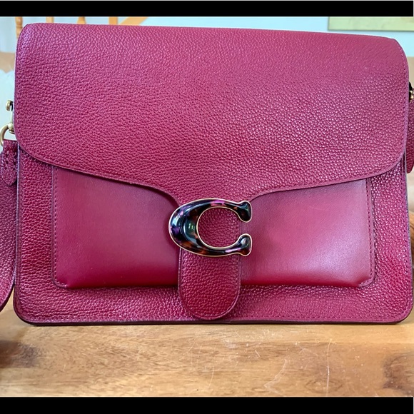 Coach Handbags - COACH Leather Tabby Cranberry Purse